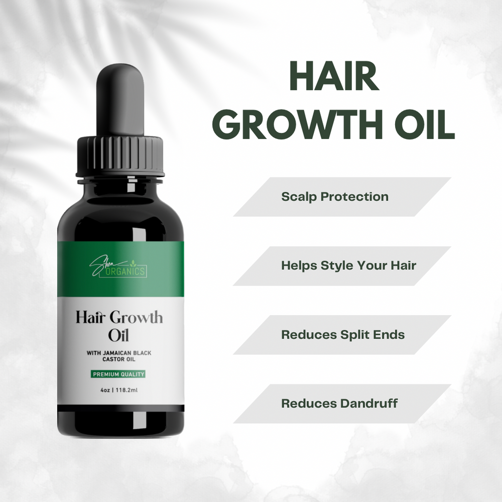 Hair Growth Oil with Jamaican Black Castor Oil