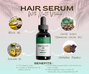 Hair Growth Oil with Jamaican Black Castor Oil